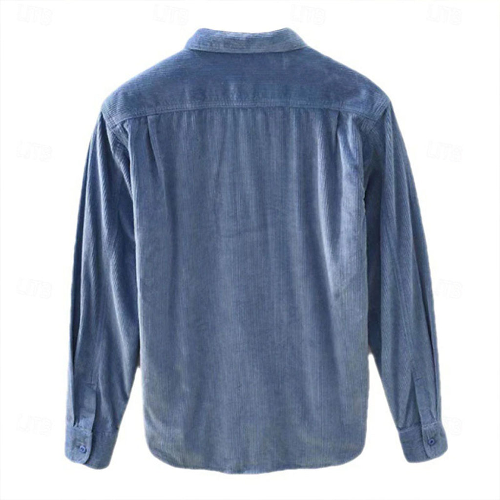 Chemise homme à boutons – Style casual, tissu léger