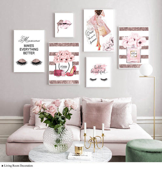 Tableau décoratif style explosion – pour salon et dressing