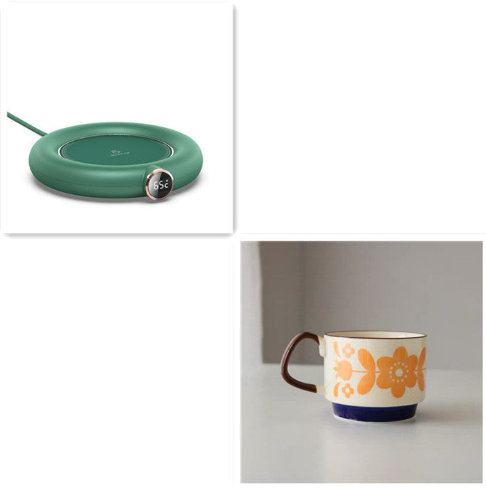 Chauffe-tasse USB – Plaque chauffante électrique 3 températures réglables, écran LED, pour tasse/mug – Idéal maison, bureau, cuisine, hiver