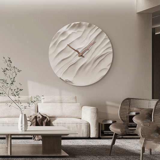 Horloge murale minimaliste pour décoration de salon
