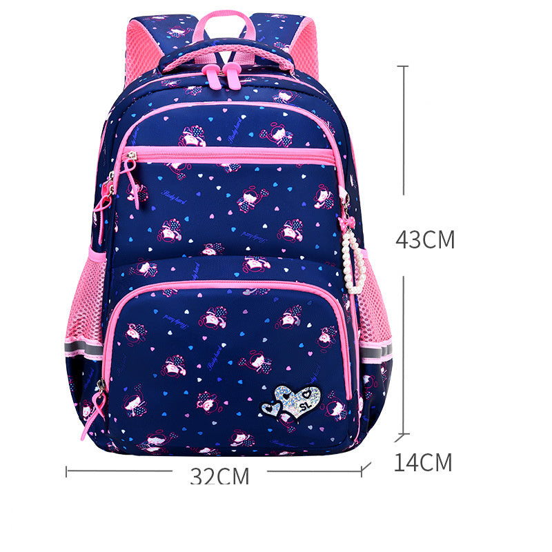 Sac à dos fille mignon – Style princesse à motif dessin animé