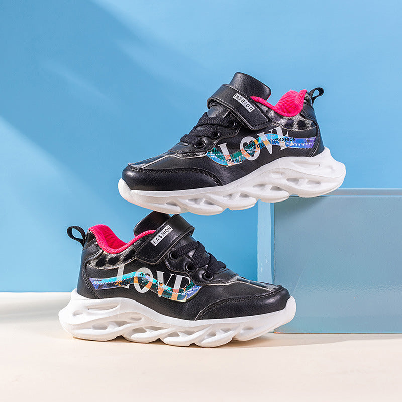 Chaussures tendance style coréen pour fille – Chaussures de sport pour enfants