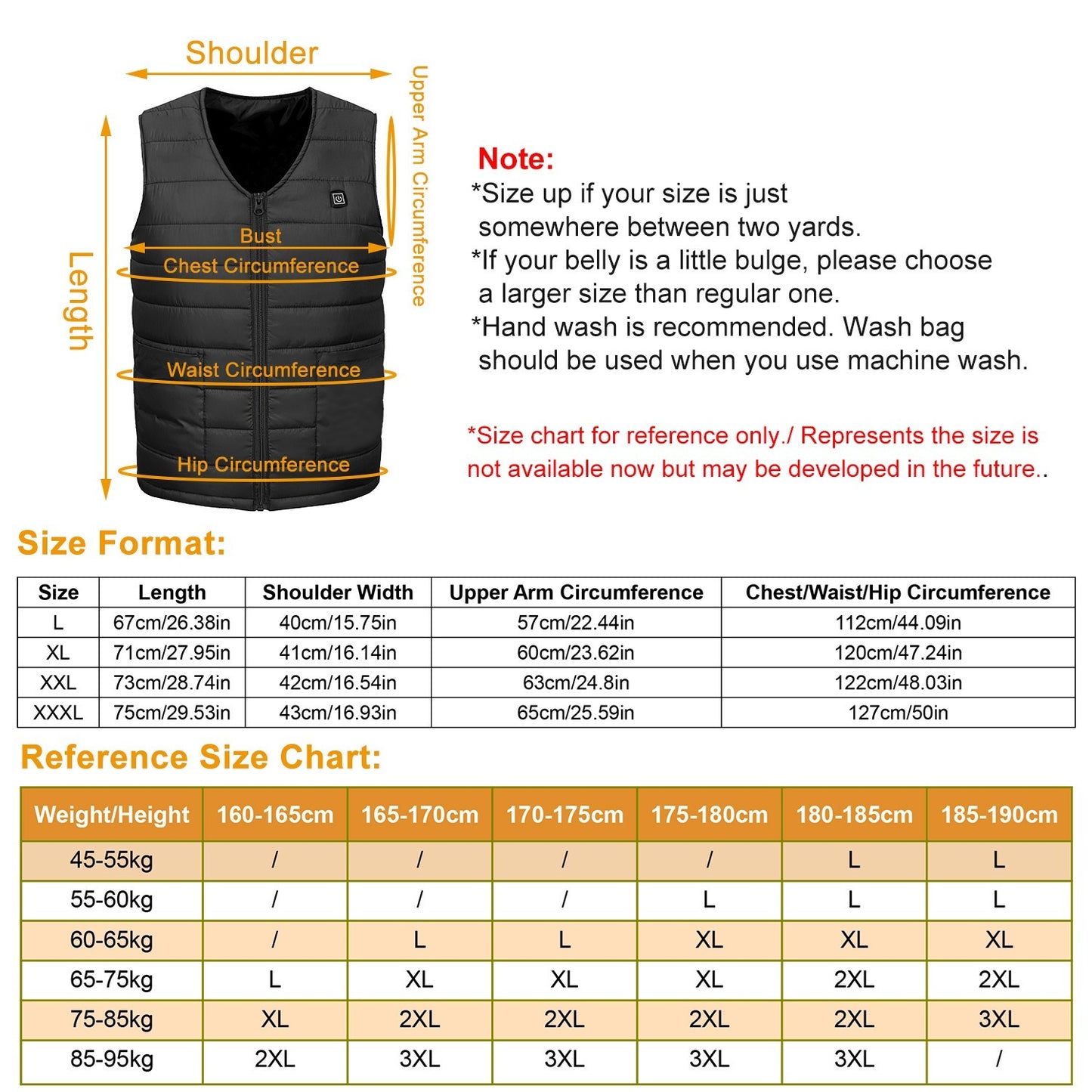 Gilet chauffant unisexe – 10 zones de chauffage, 3 niveaux de chaleur réglables, USB – Idéal pour l’hiver et les activités extérieures