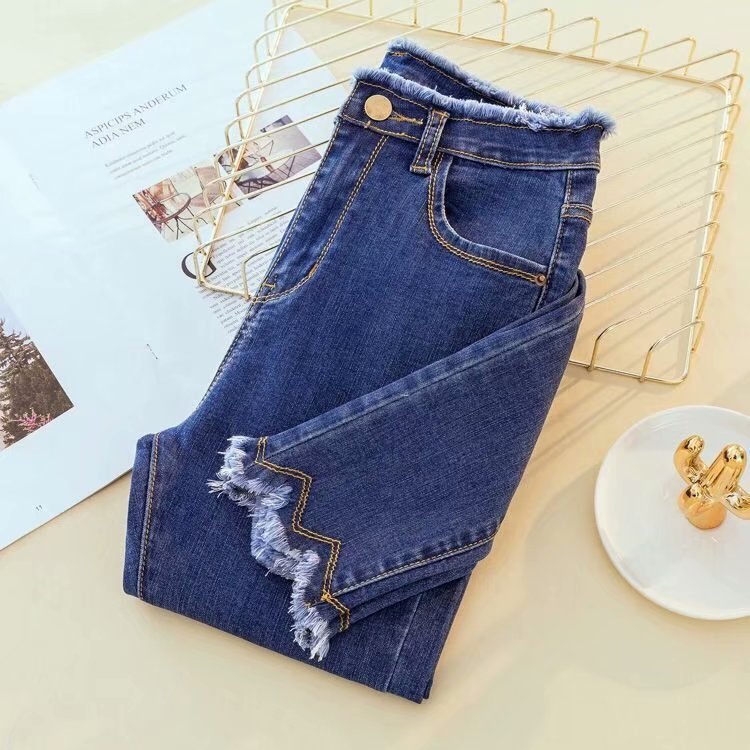 Jeans Femme Doublé Polaire – Coupe Ample Fuselée, Chaud & Confortable pour l’Hiver