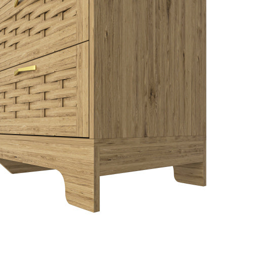 Coiffeuse en bois avec 6 tiroirs – Chambre à coucher