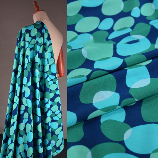 Tissu imprimé galets – Haute qualité pour robes