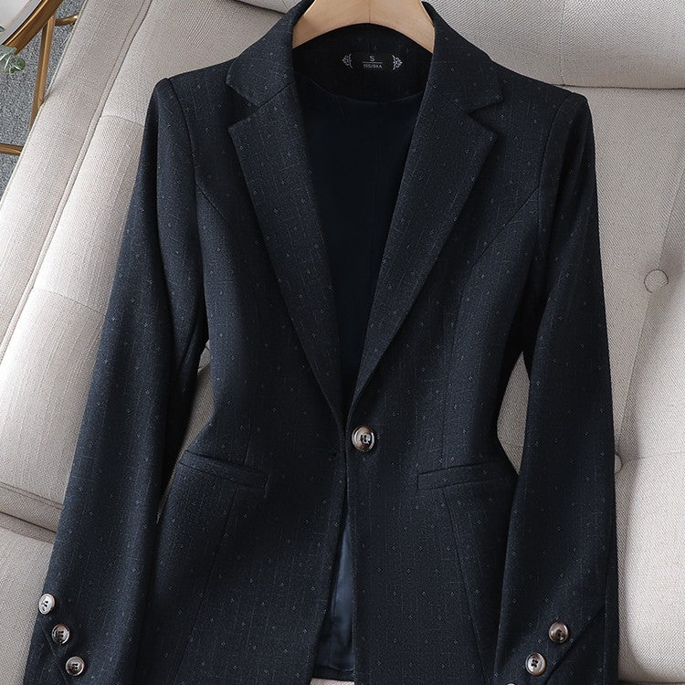 Blazer Femme Court à Petits Carreaux Roses – Élégant, Tendance et Féminin