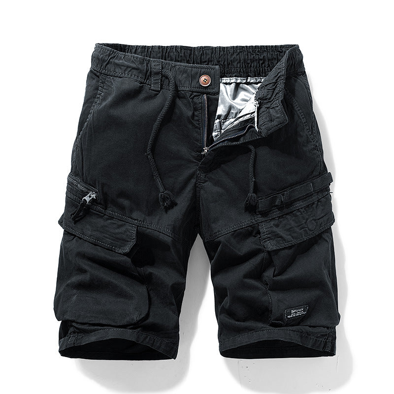 Shorts d'été à fermeture éclair pour hommes