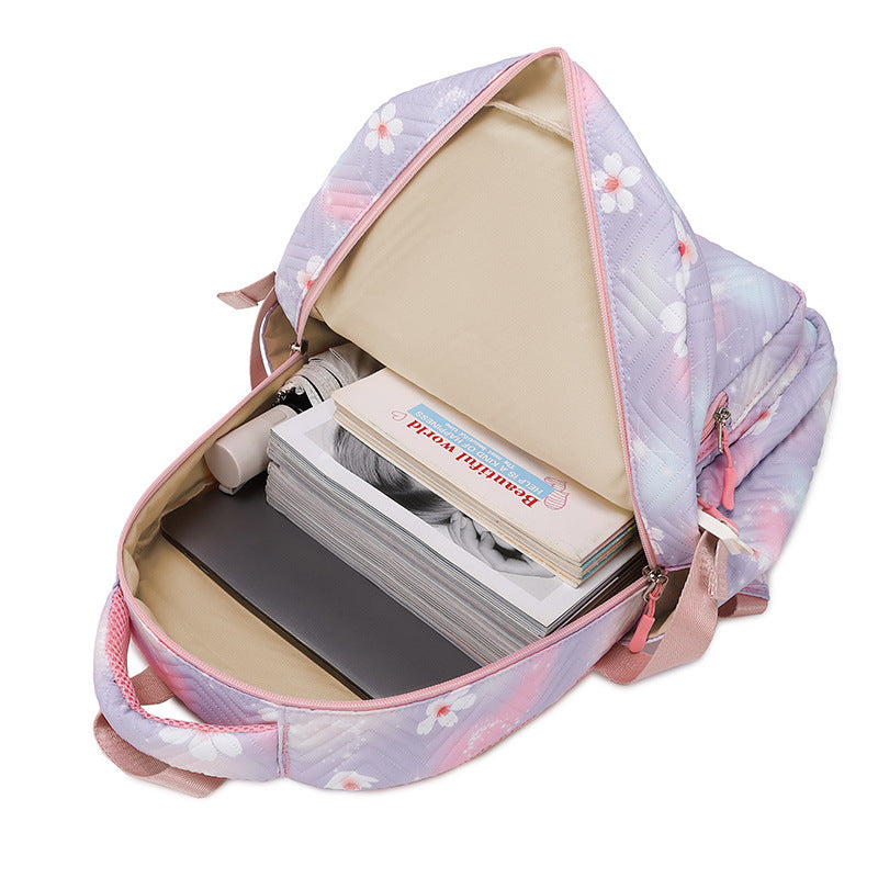 Ensemble sac à dos scolaire 3 pièces – Motifs imprimés et style tendance