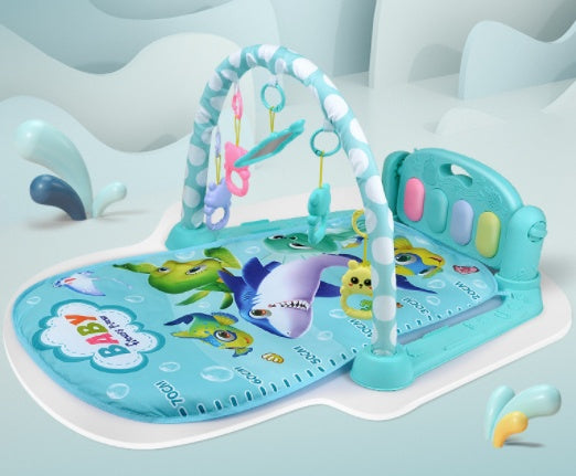 tapis d'éveil bébé avec piano musical, puzzles éducatifs