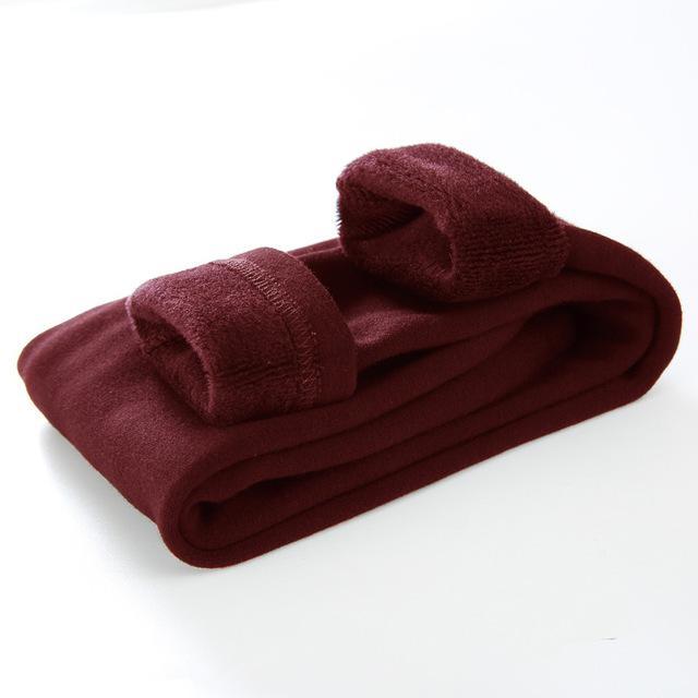 Legging Hiver Enfant Épais – Doublure Velours Chaude, Coton Confortable