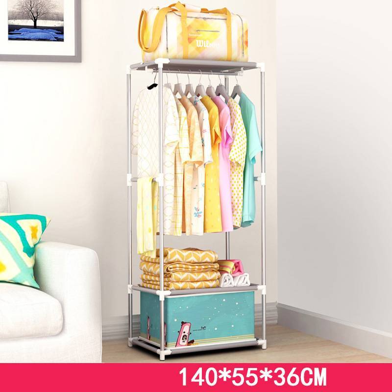 Armoire simple fermée avec housse anti-poussière – spéciale dortoir / chambre