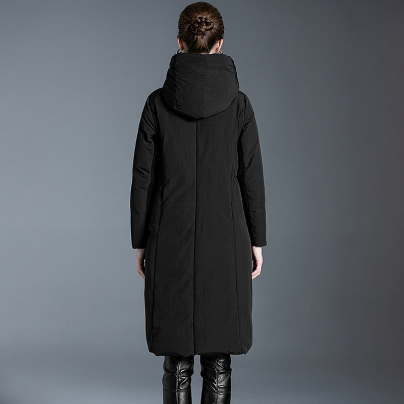 Manteau droit femme – Nouvelle collection hiver, coupe ajustée et élégante