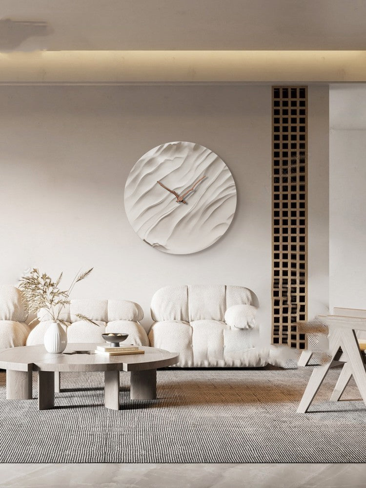 Horloge murale minimaliste pour décoration de salon