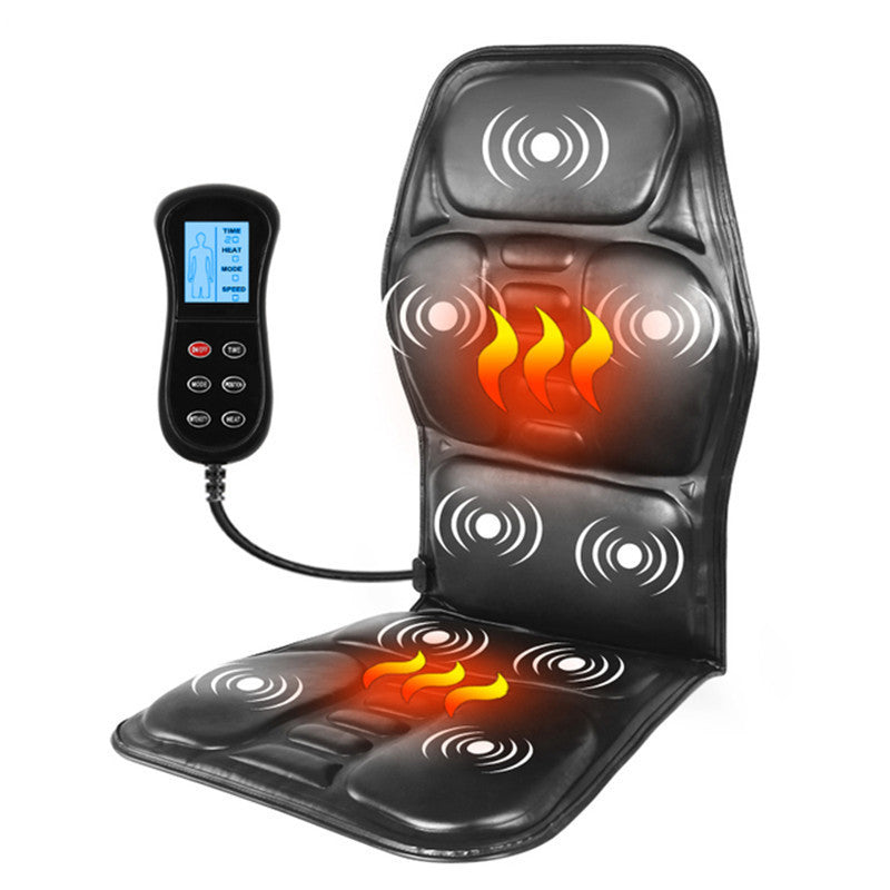 Coussin de Massage Multifonction – Vibration, Chauffage & Airbags (pour Véhicule ou Maison)