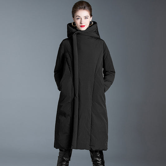 Manteau droit femme – Nouvelle collection hiver, coupe ajustée et élégante