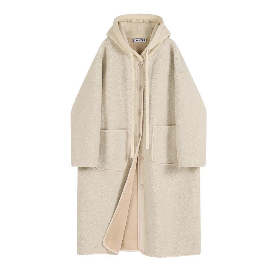 Manteau femme en laine d’agneau – Mode automne & hiver