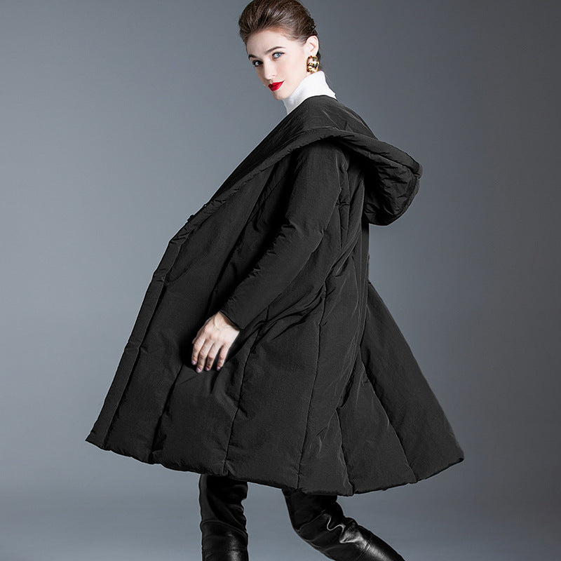 Manteau droit femme – Nouvelle collection hiver, coupe ajustée et élégante