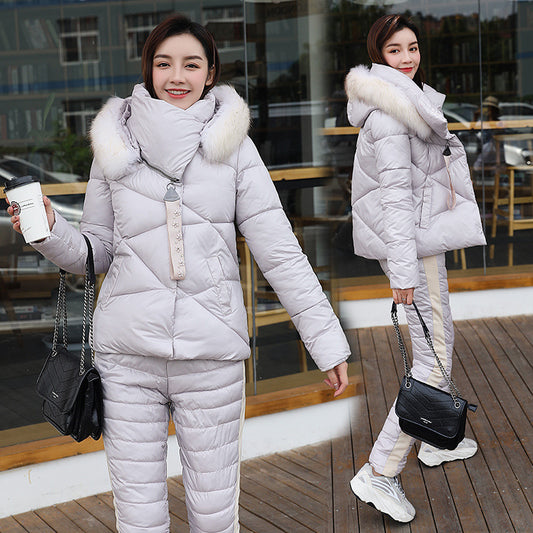 Veste d’hiver femme – Manteau court épais et matelassé
