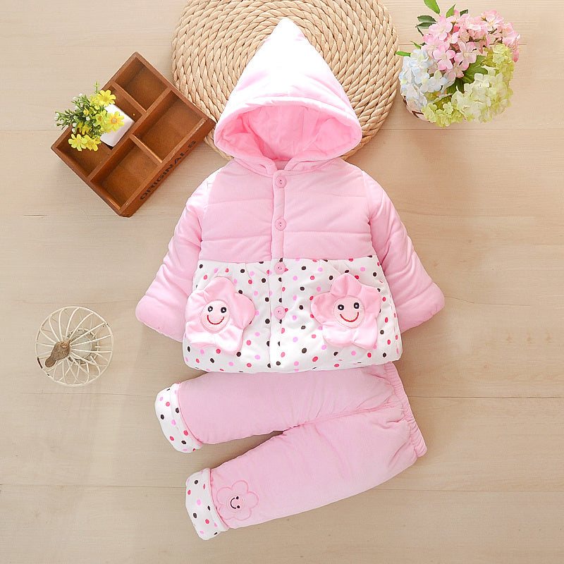 Ensemble fille automne & hiver – Manteau matelassé chaud