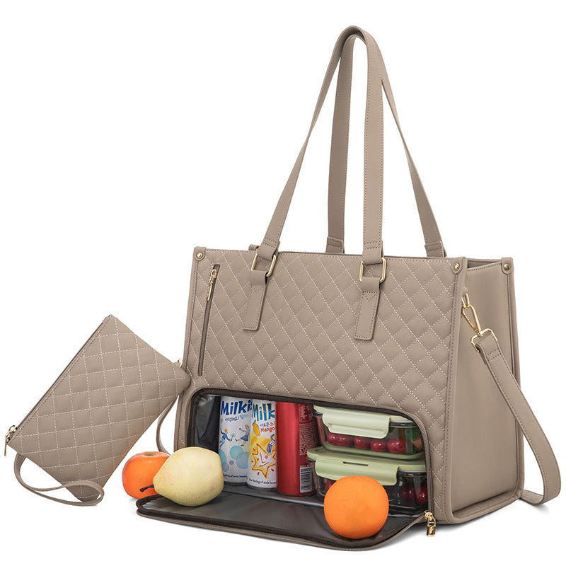 Sac Lunch Isotherme Femme – Élégant, Grand Format & Multifonction | Travail, Bureau, Déplacements