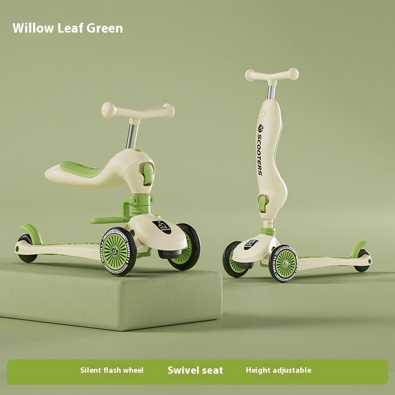 Trottinette Enfant Multifonction – Musique & Lumières LED – Jeu et Mobilité Ludique