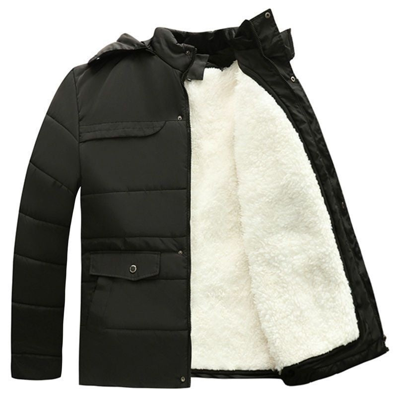 Manteau chaud homme – Veste d’hiver matelassée en coton