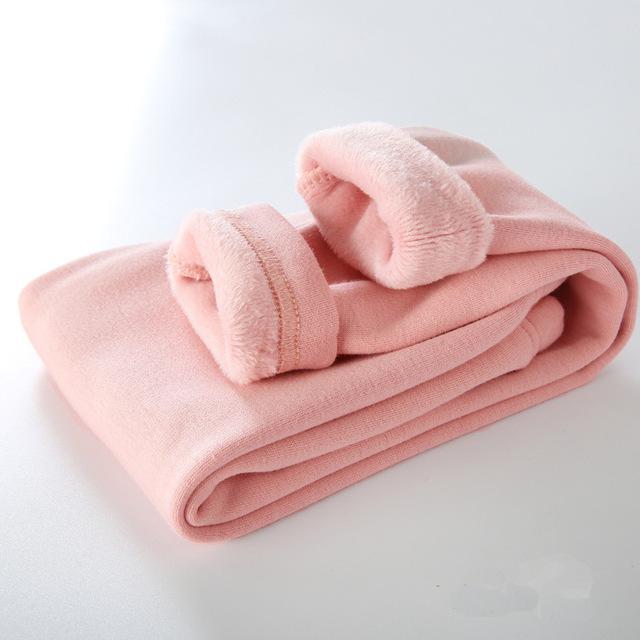 Legging Hiver Enfant Épais – Doublure Velours Chaude, Coton Confortable