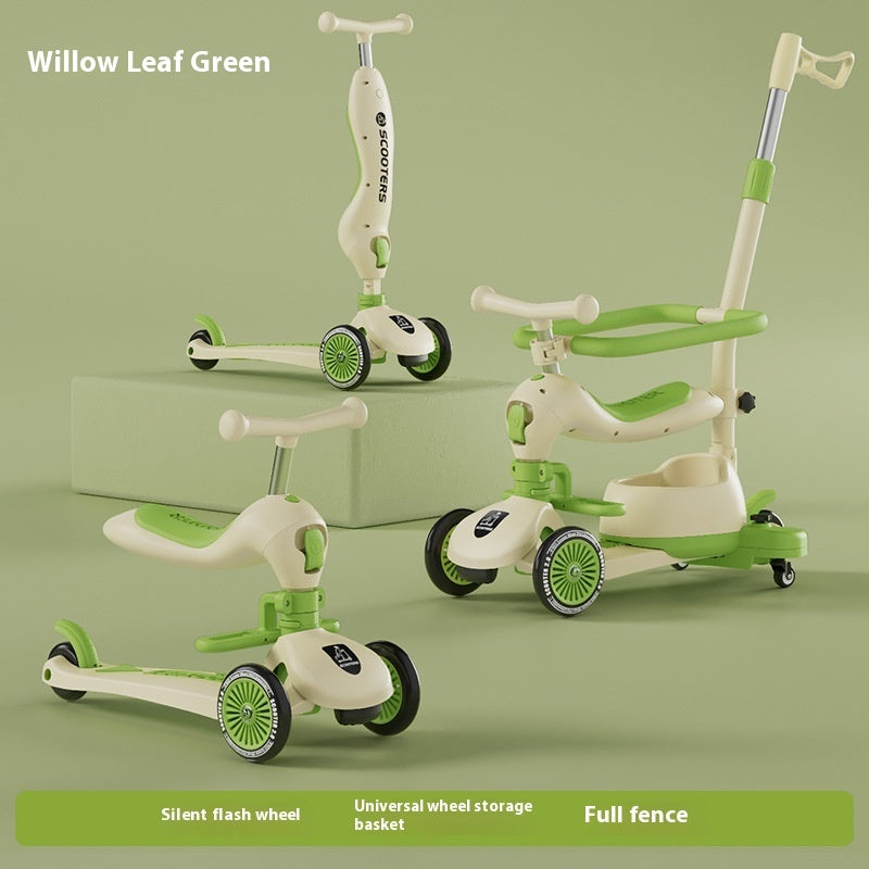 Trottinette Enfant Multifonction – Musique & Lumières LED – Jeu et Mobilité Ludique