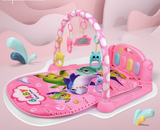 tapis d'éveil bébé avec piano musical, puzzles éducatifs