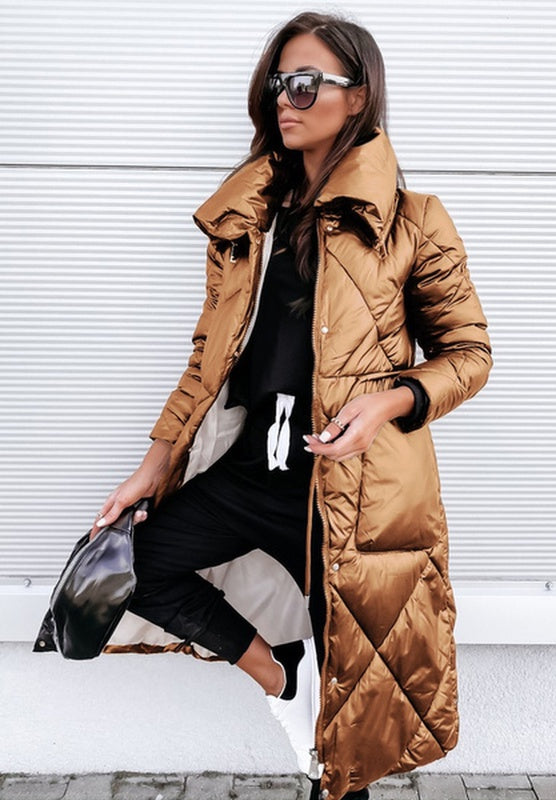 Manteau long d’hiver grande taille – Veste tendance et élégante