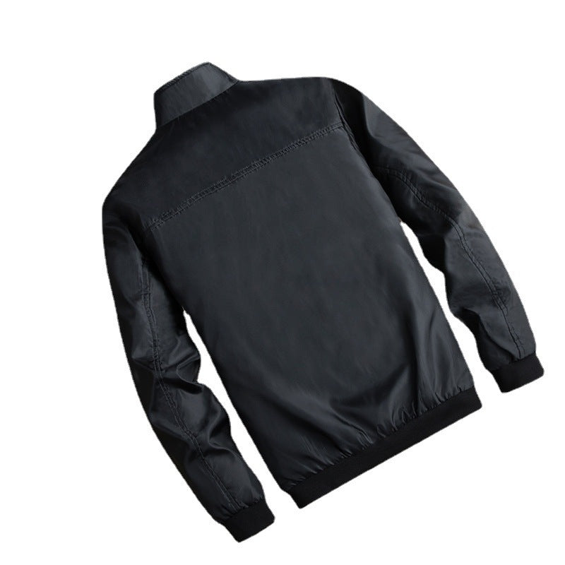 Blouson aviateur homme – Veste d’hiver en polaire peluche, nouveau modèle