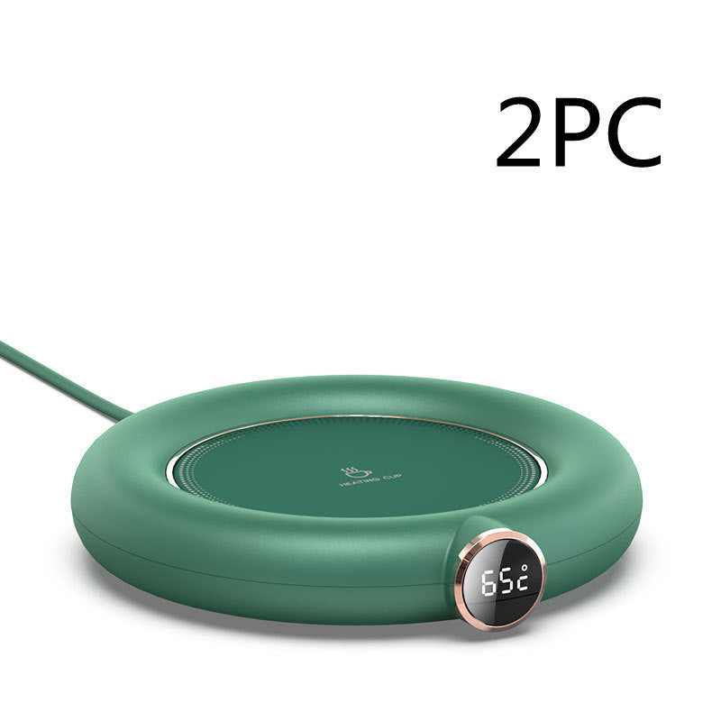 Chauffe-tasse USB – Plaque chauffante électrique 3 températures réglables, écran LED, pour tasse/mug – Idéal maison, bureau, cuisine, hiver