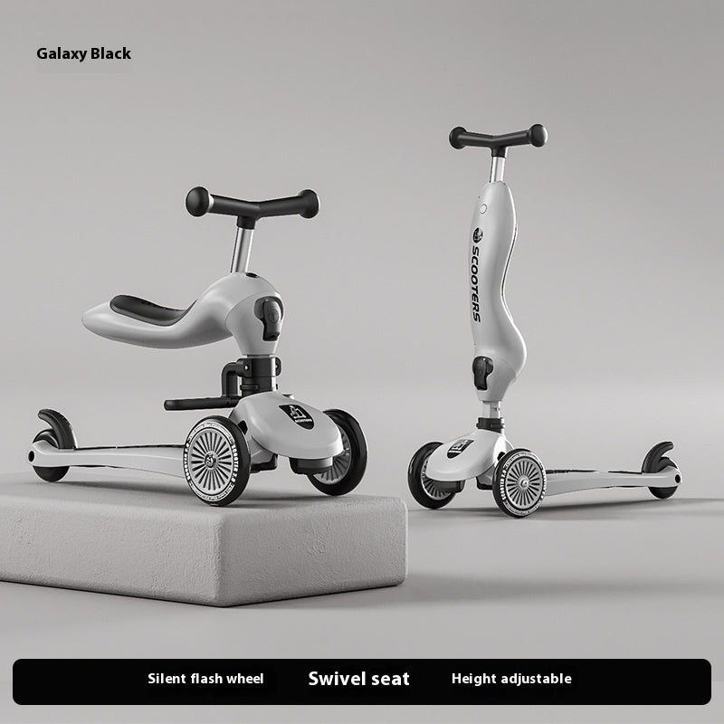 Trottinette Enfant Multifonction – Musique & Lumières LED – Jeu et Mobilité Ludique