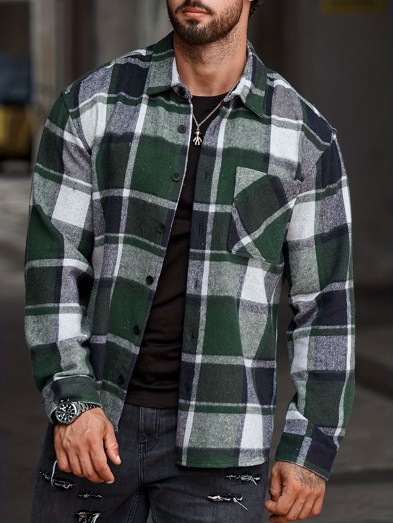 Manteau en laine pour homme,