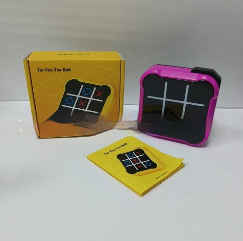 Jeu Éducatif Morpion & Échecs Mini – Version Montessori Portable