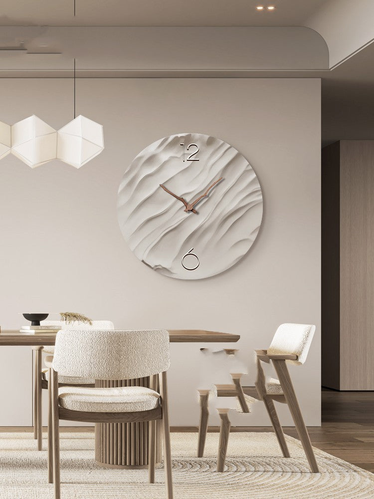 Horloge murale minimaliste pour décoration de salon
