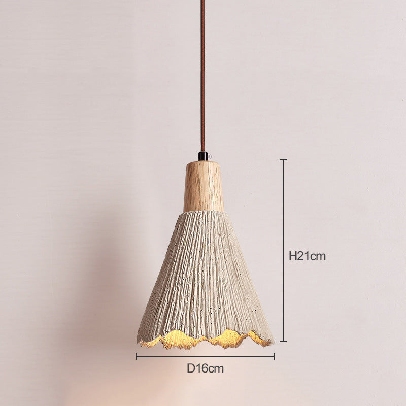 Lustre en ciment style nordique – Décoration de salon