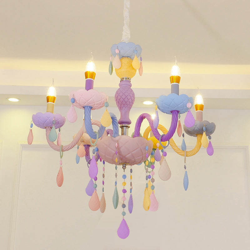 Lampe de chevet cristal – Design macaron, élégante et moderne