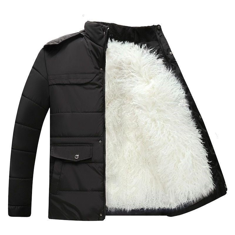 Manteau chaud homme – Veste d’hiver matelassée en coton
