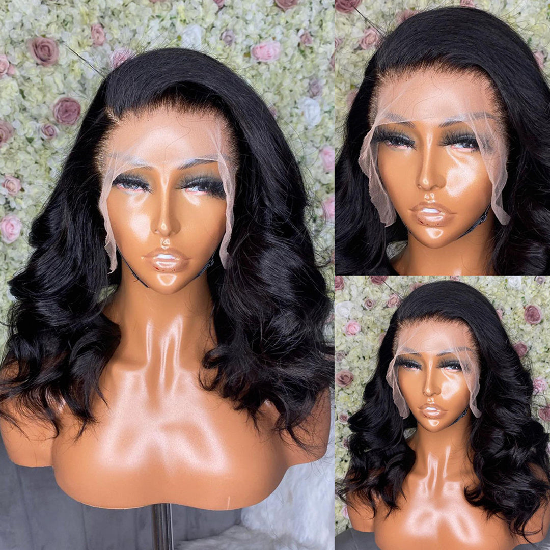 Perruque bob front lace 13x4 – Cheveux brésiliens
13x4 Lace Front Bob Wig – Brazilian Hair