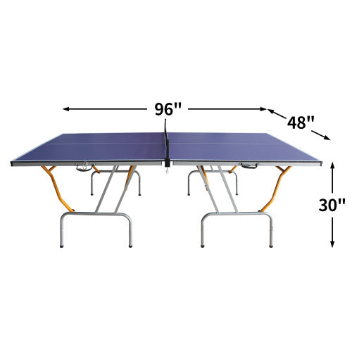 Table de Tennis de Table Pliable & Portable 8 pieds – Set Complet pour Jeux Intérieurs