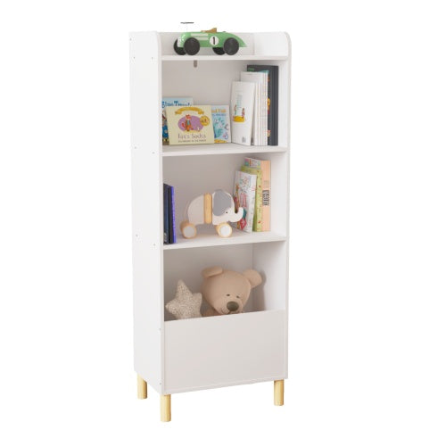Bibliothèque pour enfants – Meuble 4 niveaux de rangement