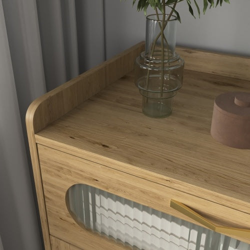 Coiffeuse en bois avec 6 tiroirs – Chambre à coucher