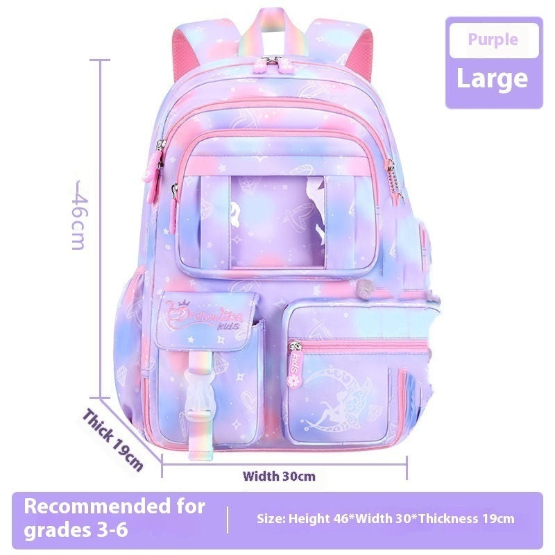 Sac à dos enfant fille – Style fantasy, spacieux et pratique