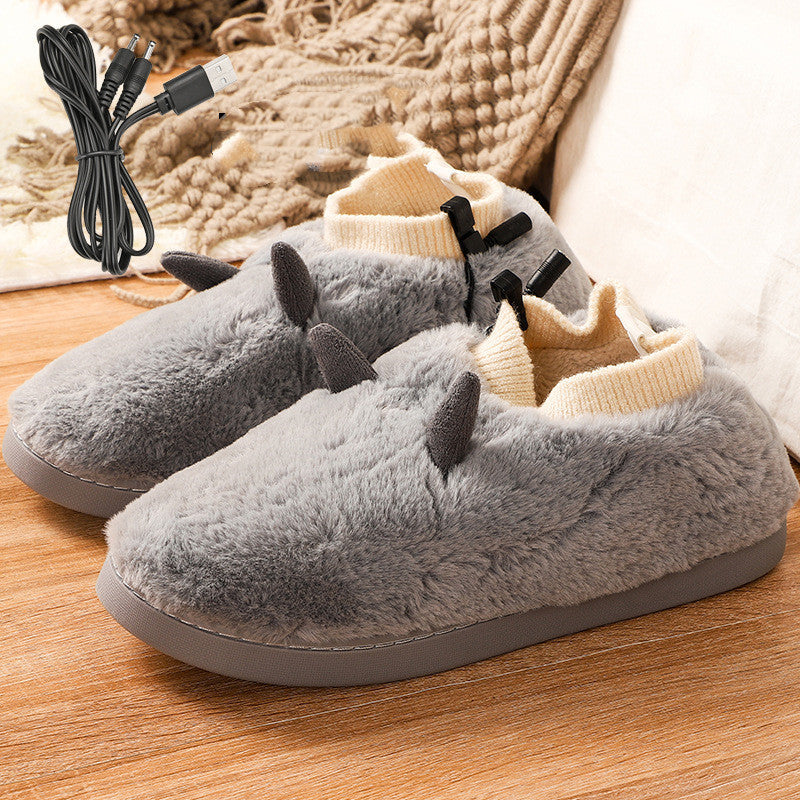 Chaussons chauffants électriques USB