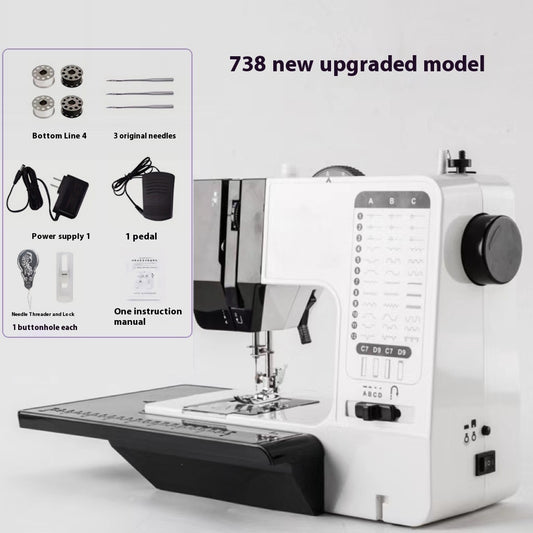 Machine à Coudre Électrique Multifonctionnelle de Bureau – Automatique avec Carte d’Extension
