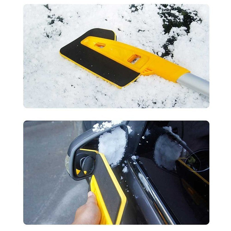 Pelle à Neige Voiture 3-en-1 – Brosse en Éponge EVA & Grattoir avec Manche Long | Hiver