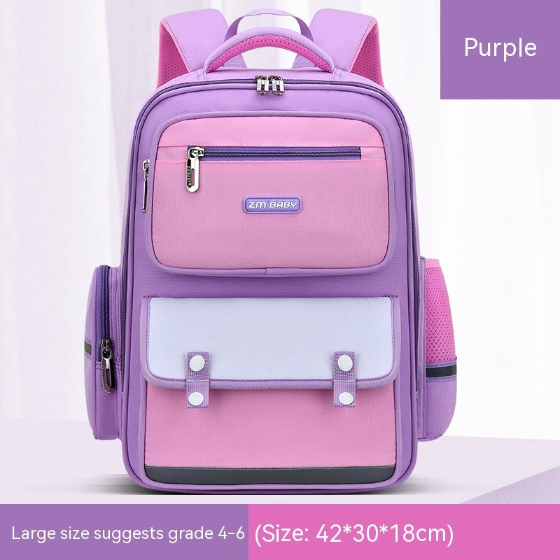 Sac à dos scolaire garçon – Primaire (du CP au CM2) – Grand format, léger et anti-fatigue