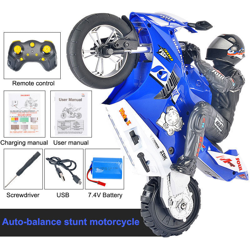 Moto Électrique Télécommandée Tout-Terrain – Monocycle Cascadeur pour Enfants